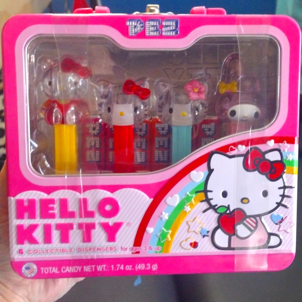 Hello kitty Pez lunch box collectors